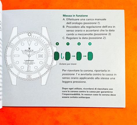 rolex submariner user manual